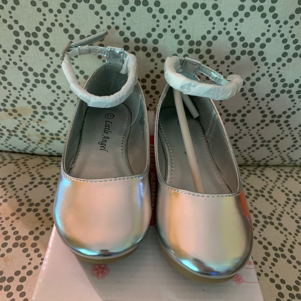 Silver shoes